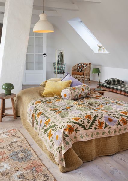 Brodert bomullsteppe – Suzani