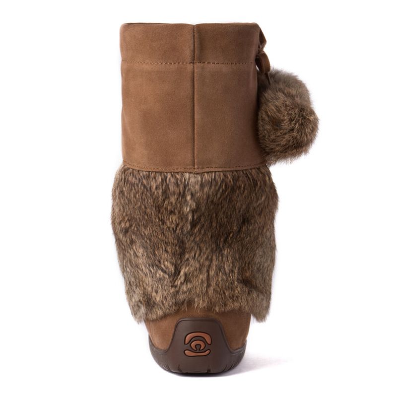 Manitobah- WP snowy owl suede mukluk oak